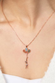 Heliophilia Silver Collar CK9174 Rosa